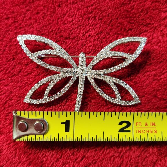 Swarovski Crystal DRAGONFLY Brooch Pin - Picture 8 of 15